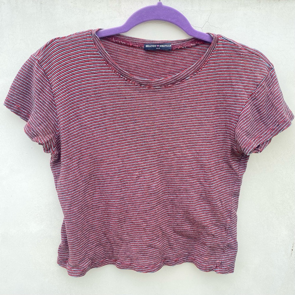 Brandy Melville striped tee shirt